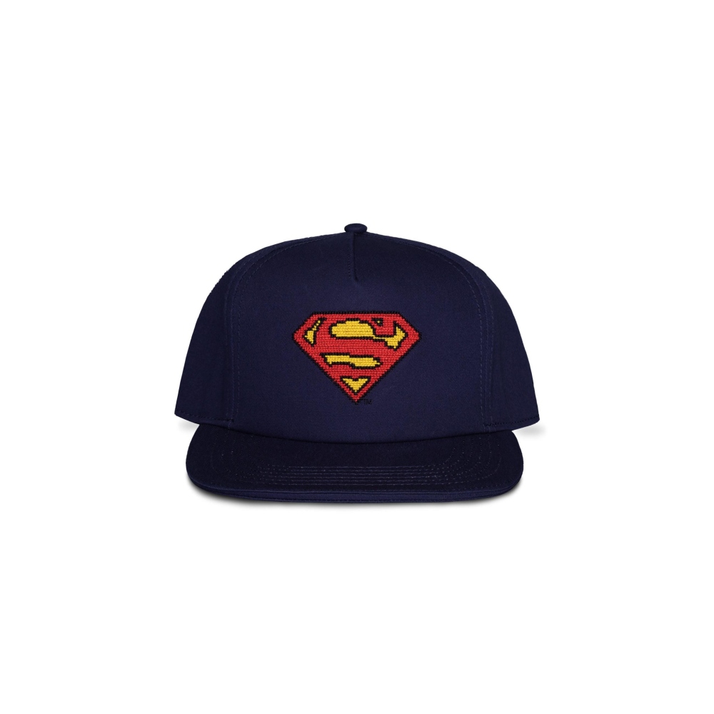 DC Comics Superman - Logo Snapback Pet - Donkerblauw
